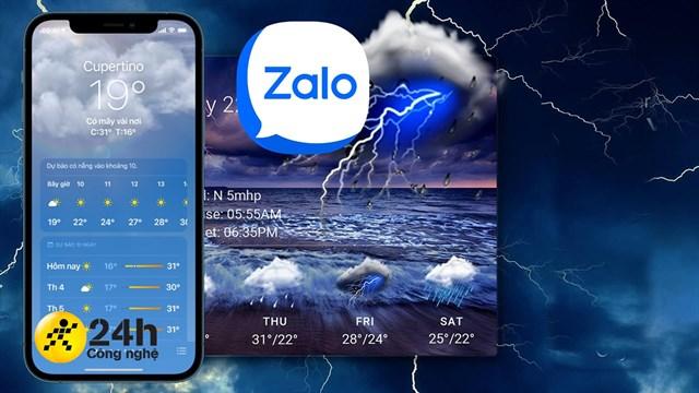 Read more about the article Hướng dẫn xem dự báo thời tiết trên ứng dụng Zalo