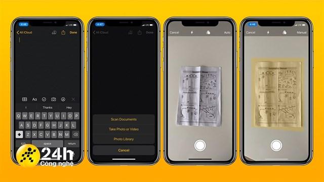 Read more about the article Hướng dẫn quét tài liệu bằng hình ảnh trực tiếp trên iPhone của bạn